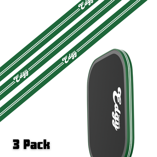 Center Court - Green Edge Tape (3 pack) - Pickleball Paddle Edge Tape