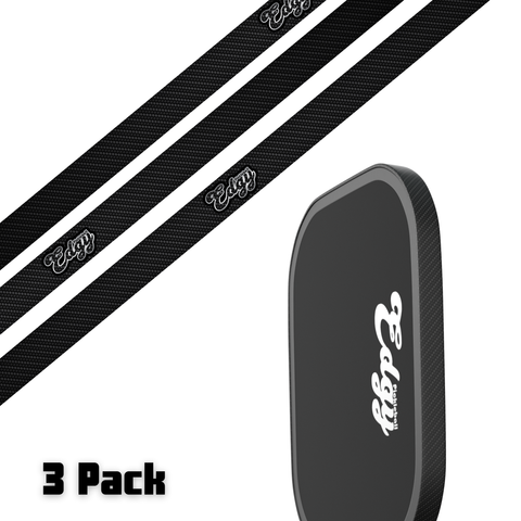 Carbon Fiber Lite Edge Tape (3 pack) - Pickleball Paddle Edge Tape