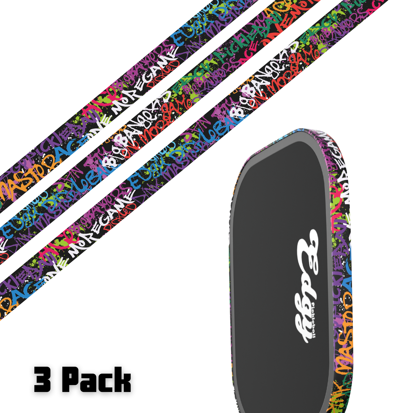 Graffiti 2.0 Edge Tape – Edgy Pickleball Graffiti 2.0 Edge Tape – Edgy Pickleball