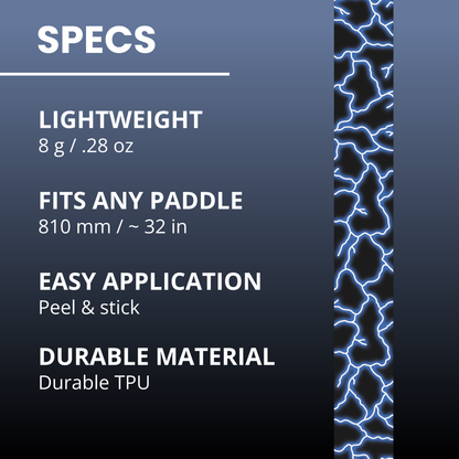 Blue Lightning Edge Tape (3 pack) - Pickleball Paddle Edge Tape