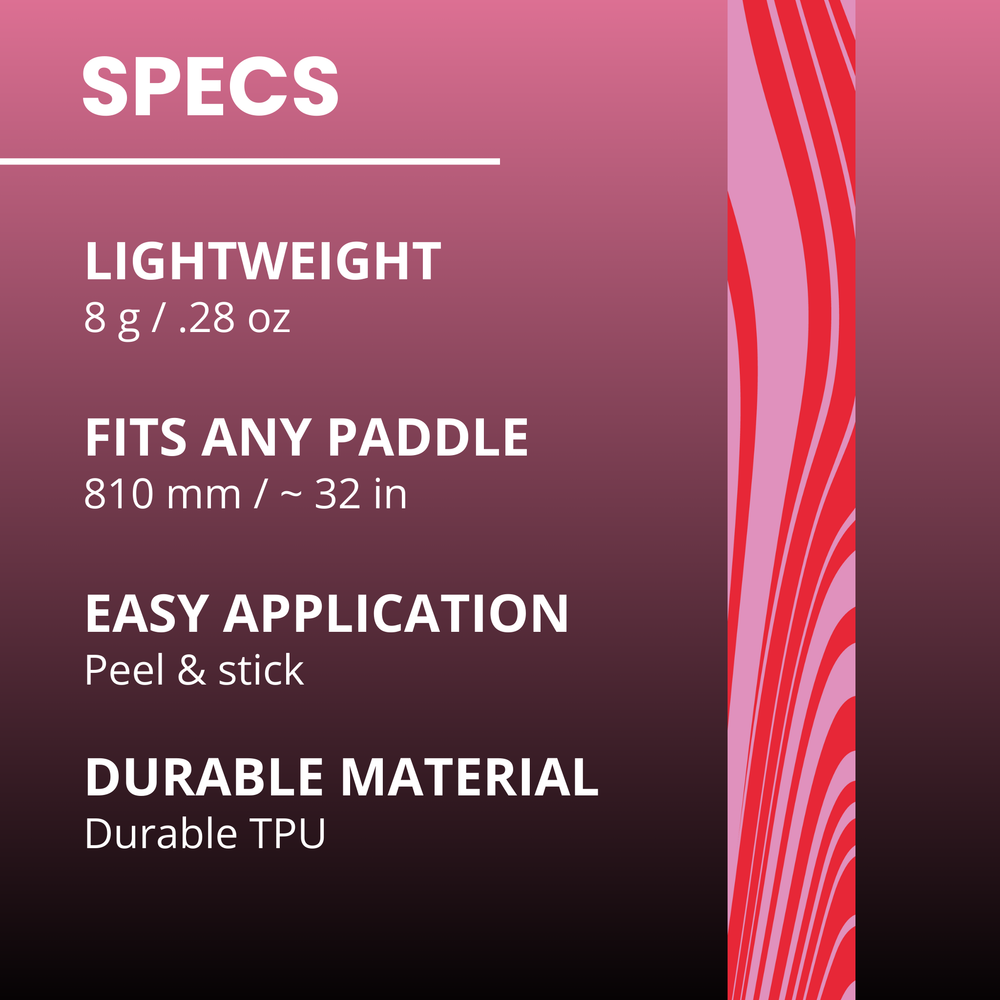 Groovy Pink Edge Tape (3 pack) - Pickleball Paddle Edge Tape