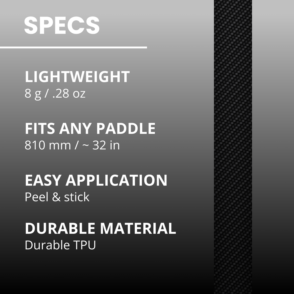 Carbon Fiber Lite Edge Tape (3 pack) - Pickleball Paddle Edge Tape