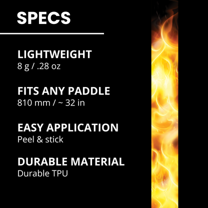Fire Edge Tape (3 pack) - Pickleball Paddle Edge Tape