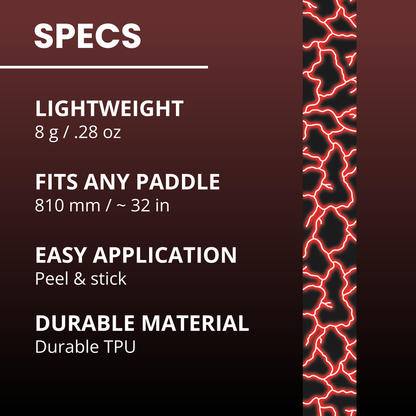 Red Lightning Edge Tape (3 pack) - Pickleball Paddle Edge Tape
