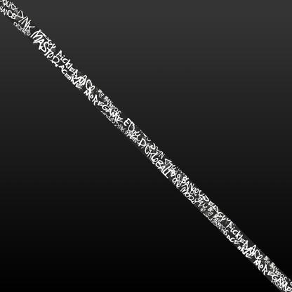 White Graffiti Edge Tape (3 pack) - Pickleball Paddle Edge Tape